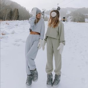 Daily Drills Sweat Set in Mist